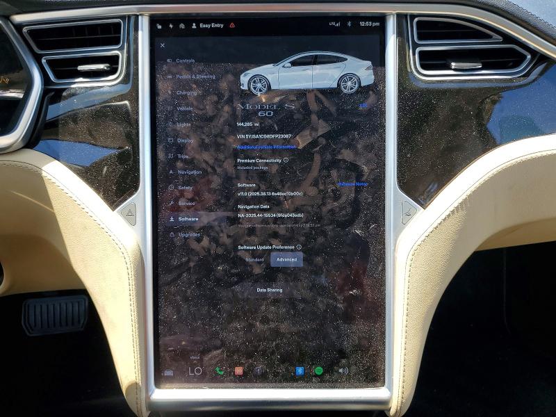 52438456 :رقم المزاد ، 5YJSA1CG8DFP23087 vin ، 2013 Tesla Model S مزاد بيع