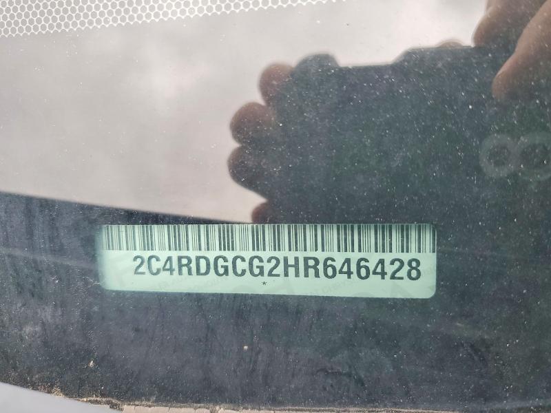 Продаж на аукціоні авто 2017 Dodge Grand Caravan, vin: 2C4RDGCG2HR646428, номер лоту: 51963556