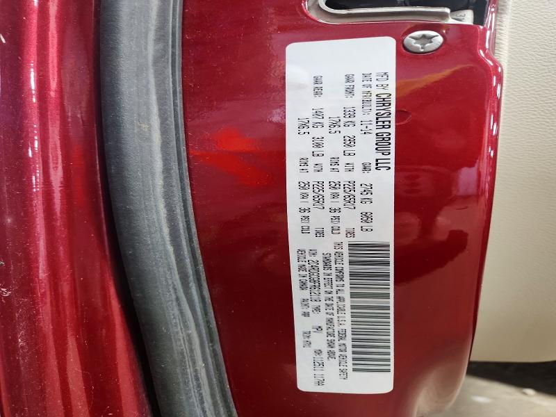 2015 Dodge Grand Caravan მანქანა იყიდება აუქციონზე, vin: 2C4RDGCG8FR612118, აუქციონის ნომერი: 54523376