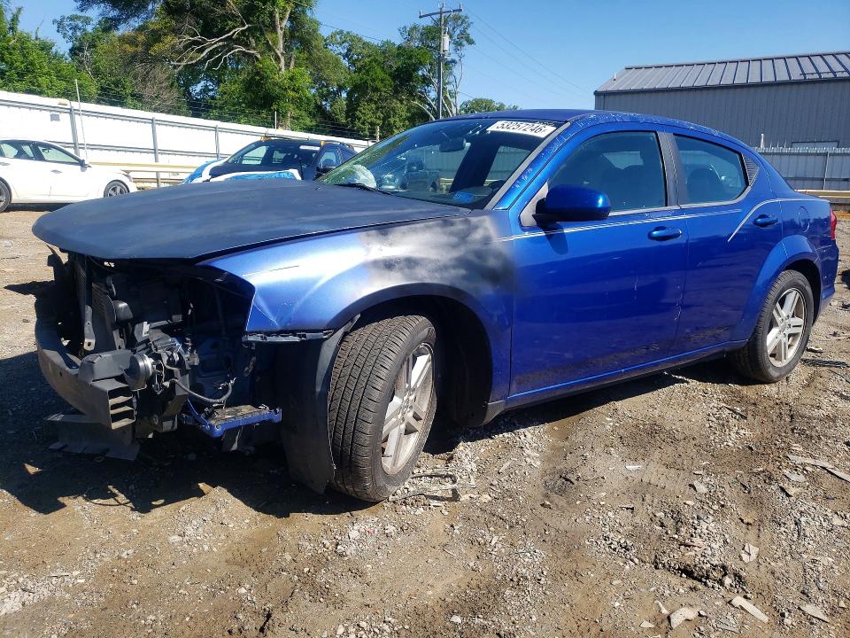 2012 Dodge Avenger მანქანა იყიდება აუქციონზე, vin: 1C3CDZCB6CN162147, აუქციონის ნომერი: 53257246