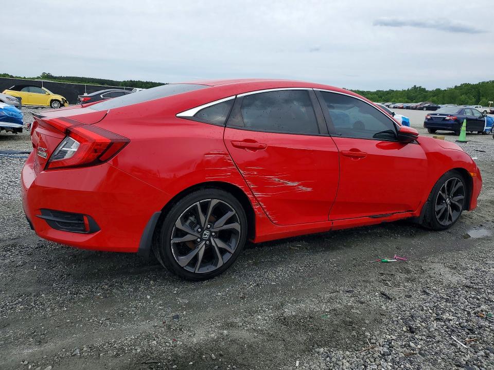 Aukcja sprzedaży 2021 Honda Civic, vin: 2HGFC2F81MH552376, numer aukcji: 53009396