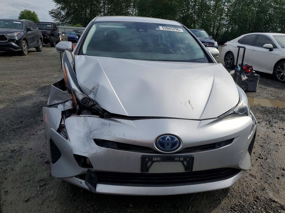 Aukcja sprzedaży 2018 Toyota Prius, vin: JTDKBRFU5J3058753, numer aukcji: 53885296