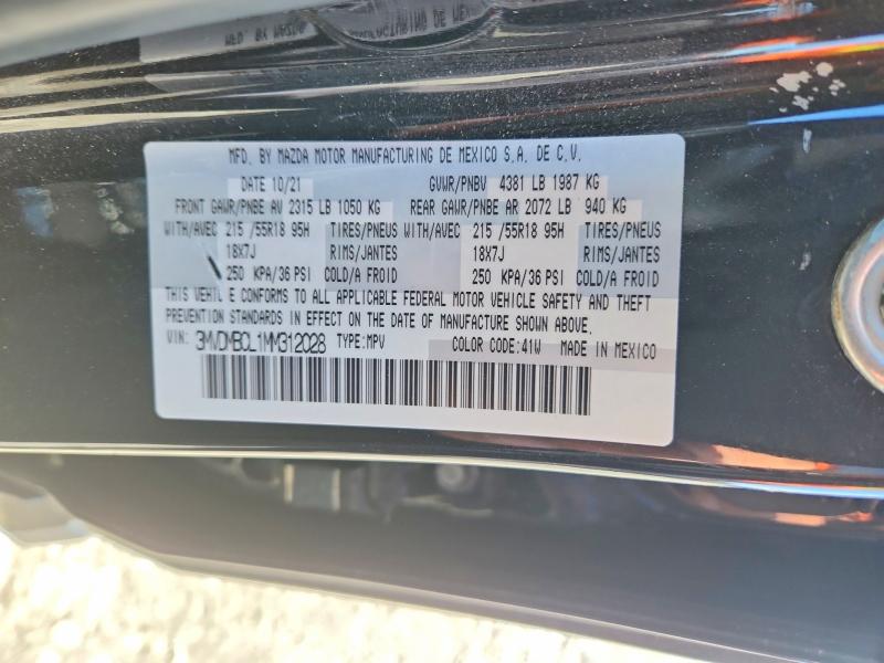 Aukcja sprzedaży 2021 Mazda Cx-30, vin: 3MVDMBCL1MM312028, numer aukcji: 52906736