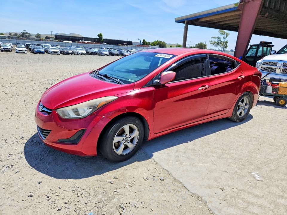 2014 Hyundai Elantra მანქანა იყიდება აუქციონზე, vin: KMHDH4AEXEU200696, აუქციონის ნომერი: 53400606