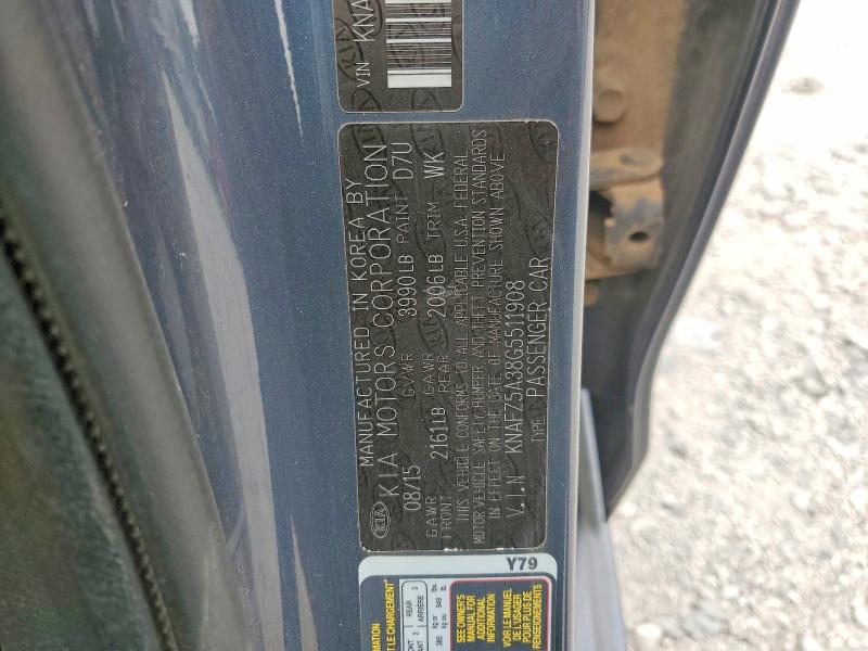 Aukcja sprzedaży 2016 Kia Forte, vin: KNAFZ5A38G5511908, numer aukcji: 52748856