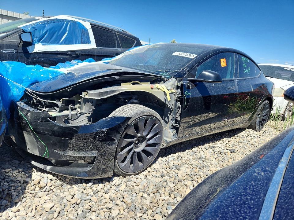 Продажа на аукционе авто 2021 Tesla Model 3, vin: 5YJ3E1EC4MF914203, номер лота: 53575806