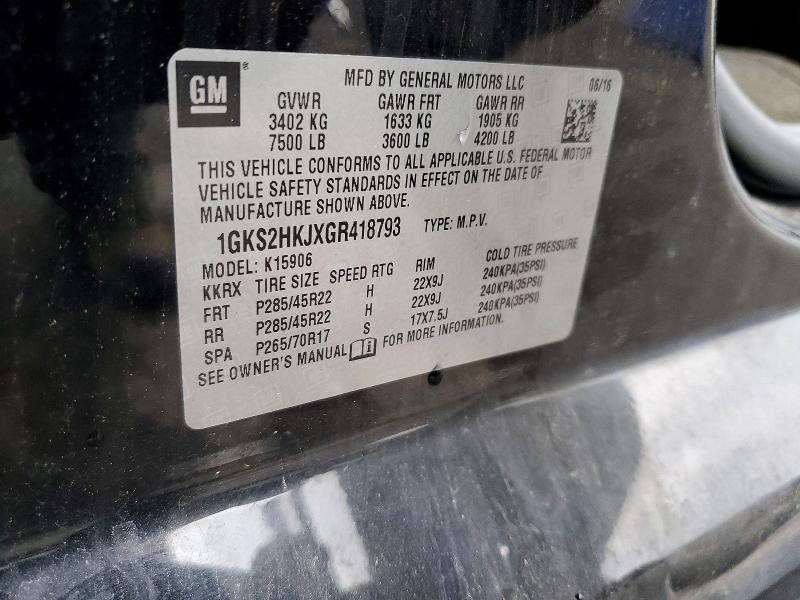Продажа на аукционе авто 2016 Gmc Yukon Xl, vin: 1GKS2HKJXGR418793, номер лота: 52828726