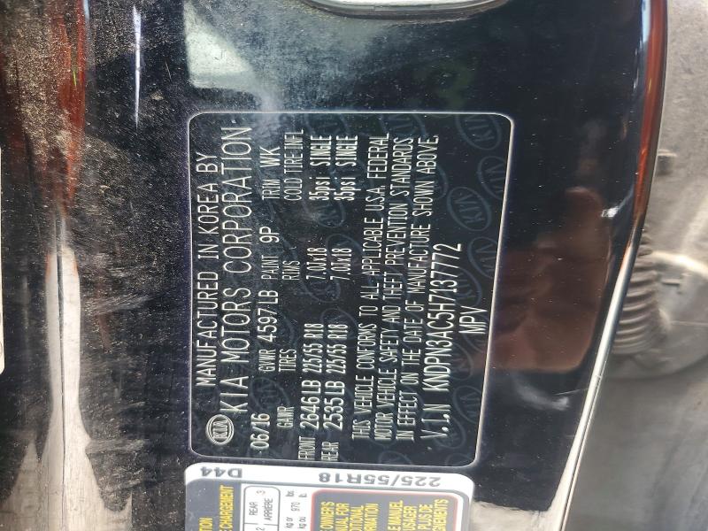 Aukcja sprzedaży 2017 Kia Sportage, vin: KNDPN3AC5H7137772, numer aukcji: 53992176