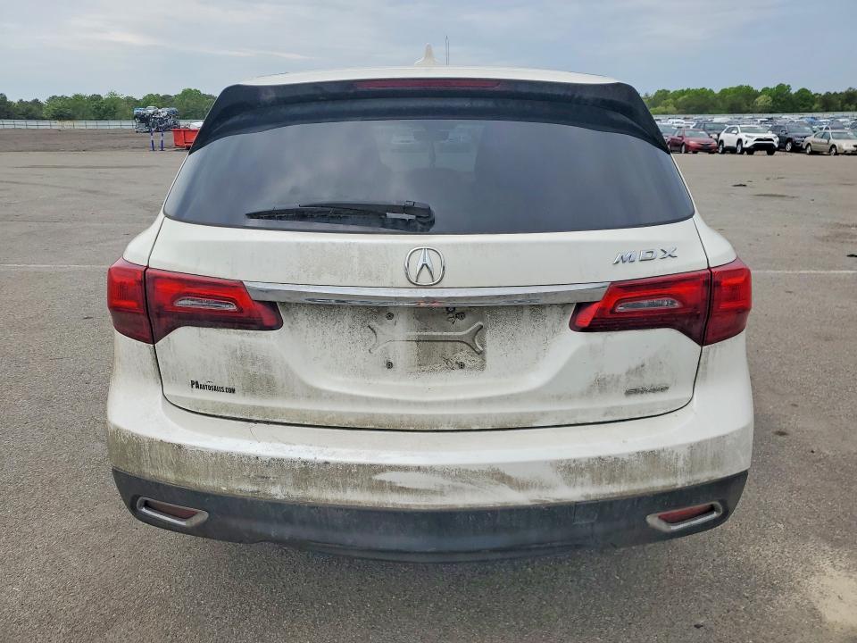 54455576 :رقم المزاد ، 5FRYD4H46GB045993 vin ، 2016 Acura Mdx مزاد بيع