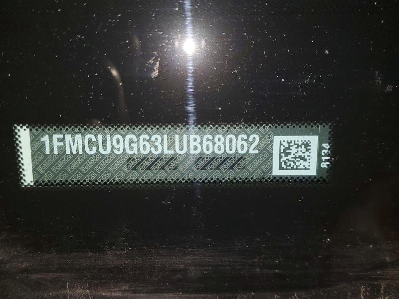 2020 Ford Escape მანქანა იყიდება აუქციონზე, vin: 1FMCU9G63LUB68062, აუქციონის ნომერი: 52654006