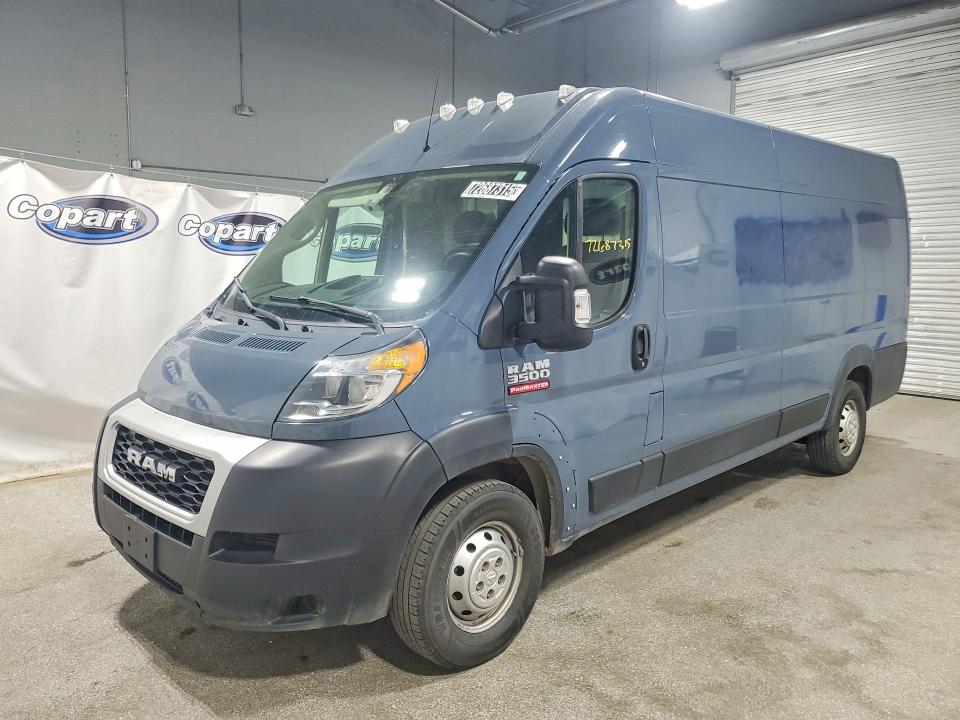 72687315 :رقم المزاد ، 3C6FRVJGXME501104 vin ، 2021 Ram Promaster 3500 مزاد بيع