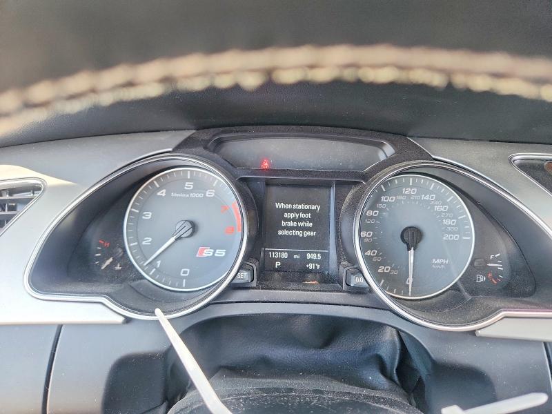 54139526 :رقم المزاد ، WAUVVAFR9CA001355 vin ، 2012 Audi S5 مزاد بيع