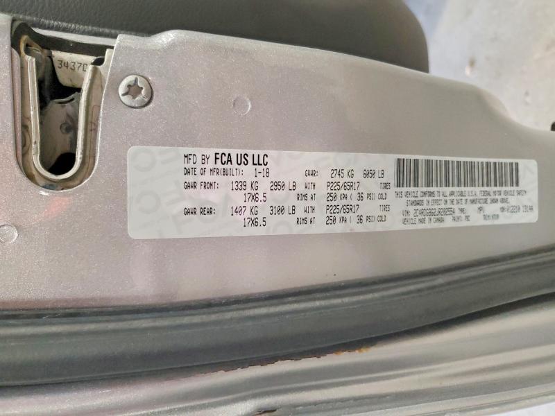 Продаж на аукціоні авто 2018 Dodge Grand Caravan, vin: 2C4RDGBG2JR202554, номер лоту: 52393066