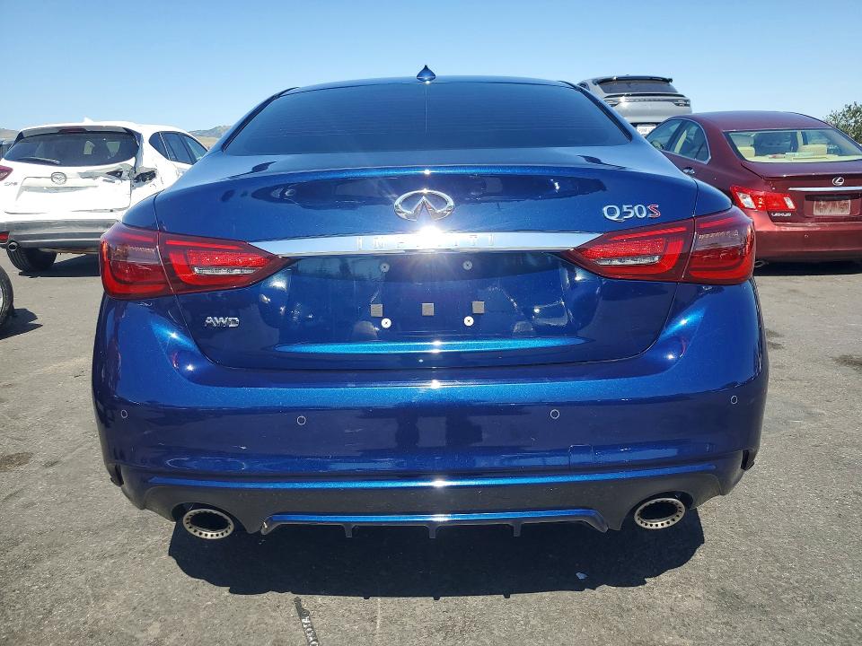 2018 Infiniti Q50 მანქანა იყიდება აუქციონზე, vin: JN1FV7AR6JM481080, აუქციონის ნომერი: 52089296
