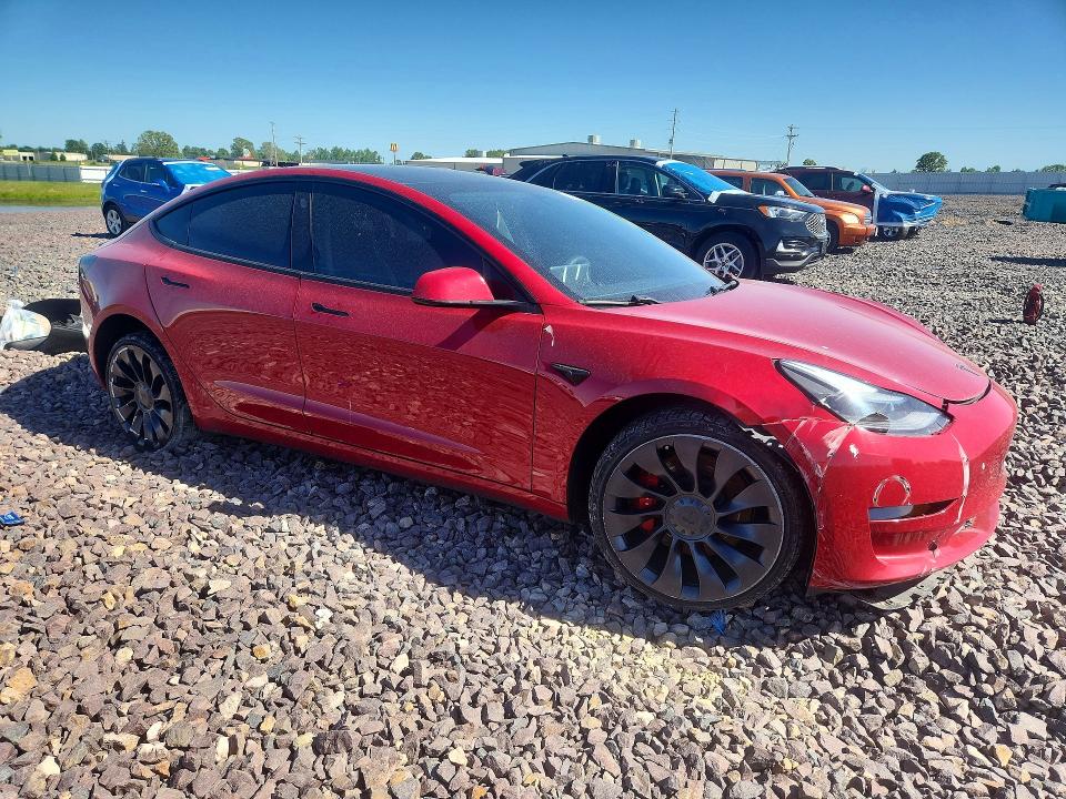 53061746 :رقم المزاد ، 5YJ3E1ECXMF050807 vin ، 2021 Tesla Model 3 مزاد بيع