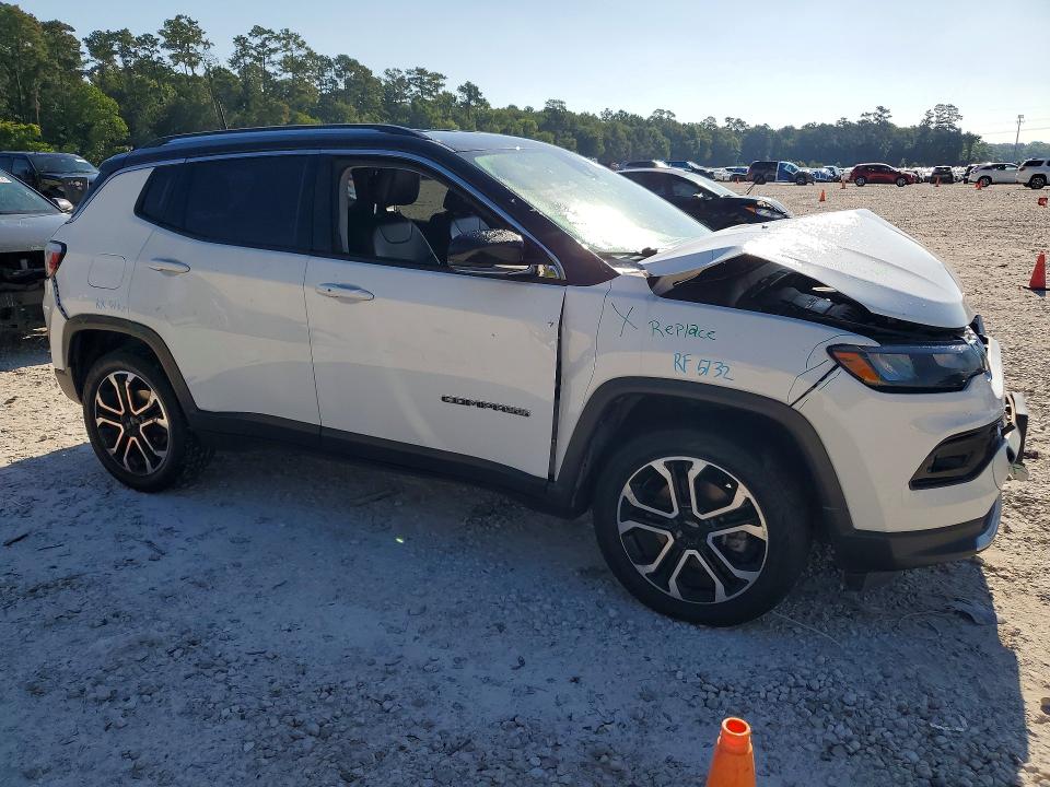 Auction sale of the 2022 Jeep Compass, vin: 3C4NJDCB8NT144865, lot number: 53260126