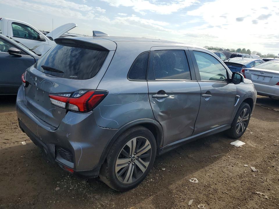 52820846 :رقم المزاد ، JA4AR3AU2LU020707 vin ، 2020 Mitsubishi Outlander Sport مزاد بيع