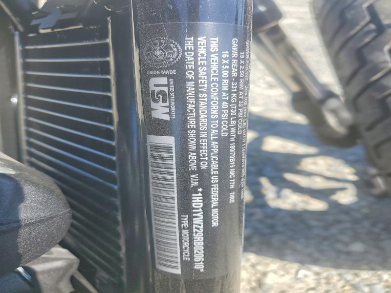 54323806 :رقم المزاد ، 1HD1YWZ29RB020610 vin ، 2024 Harley Davidson Fxlrs مزاد بيع