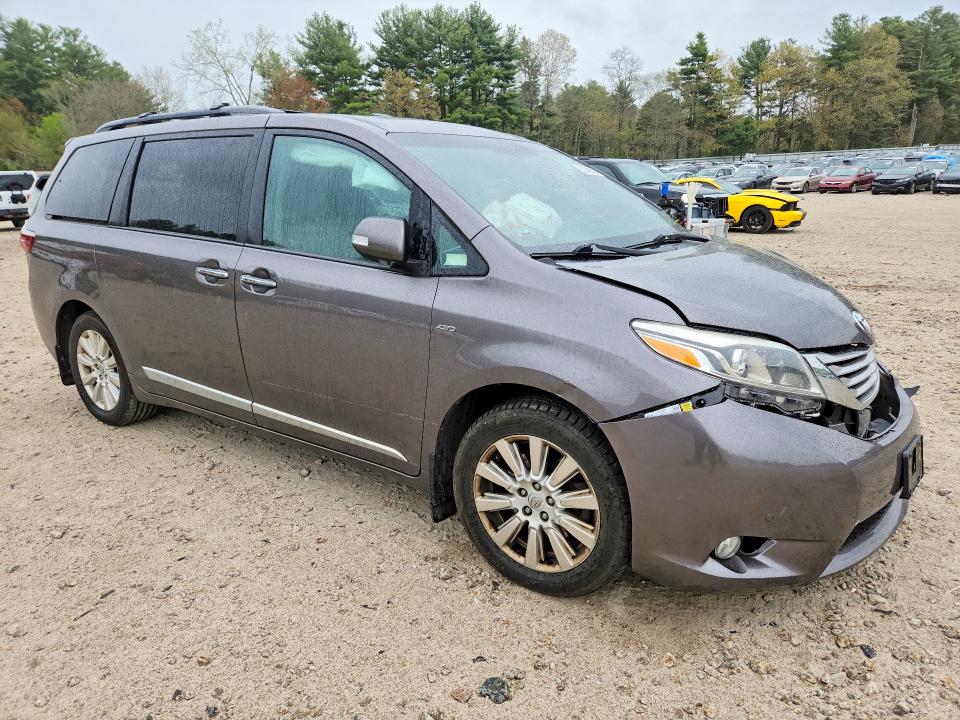 Продажа на аукционе авто 2017 Toyota Sienna, vin: 5TDDZ3DC9HS151621, номер лота: 52499206