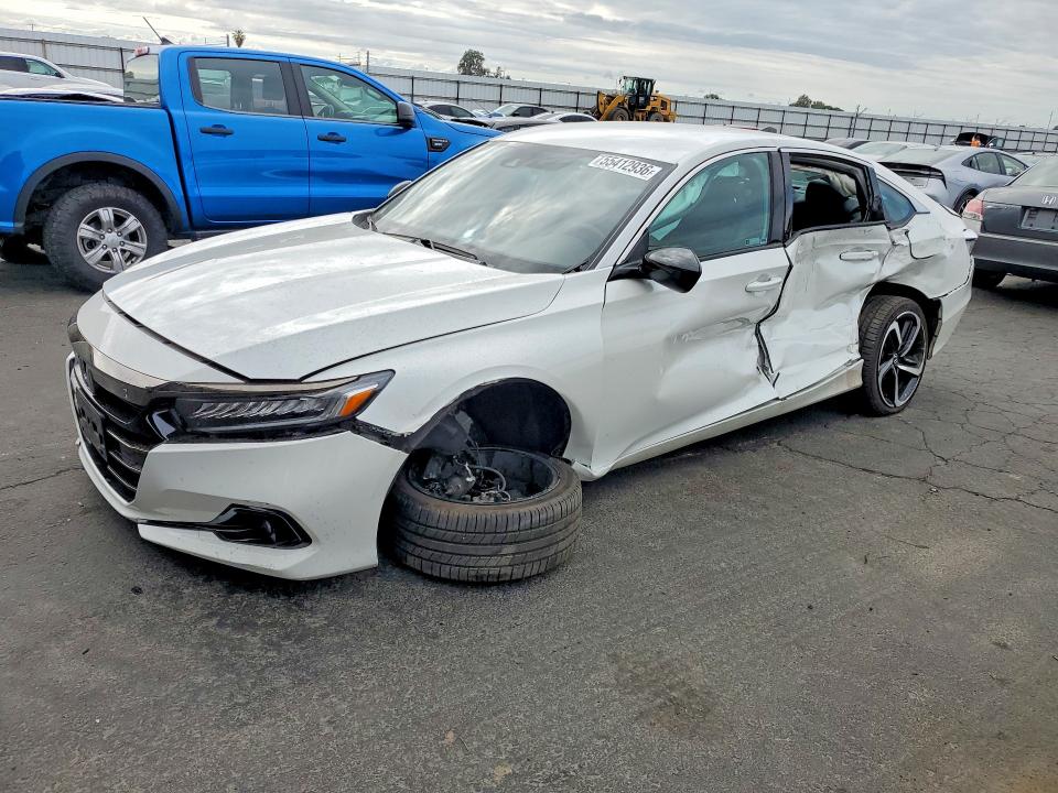 55412936 :رقم المزاد ، 1HGCV1F34MA057468 vin ، 2021 Honda Accord مزاد بيع