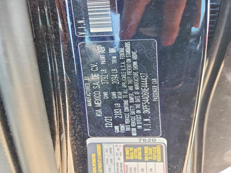 Продаж на аукціоні авто 2022 Kia Forte, vin: 3KPF54AD6NE444437, номер лоту: 52491736