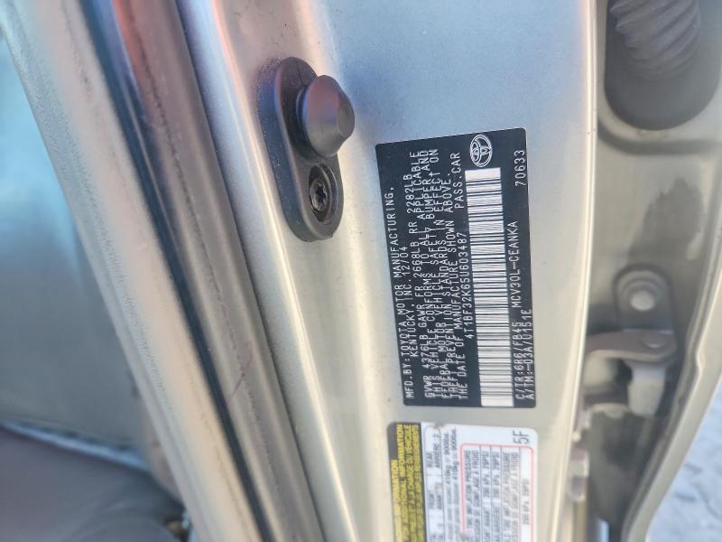52318386 :رقم المزاد ، 4T1BF32K65U603487 vin ، 2005 Toyota Camry مزاد بيع