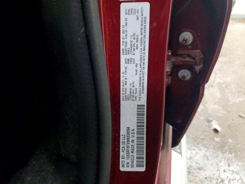 Продажа на аукционе авто 2022 Ram 1500, vin: 1C6SRFBTXNN338094, номер лота: 54093916