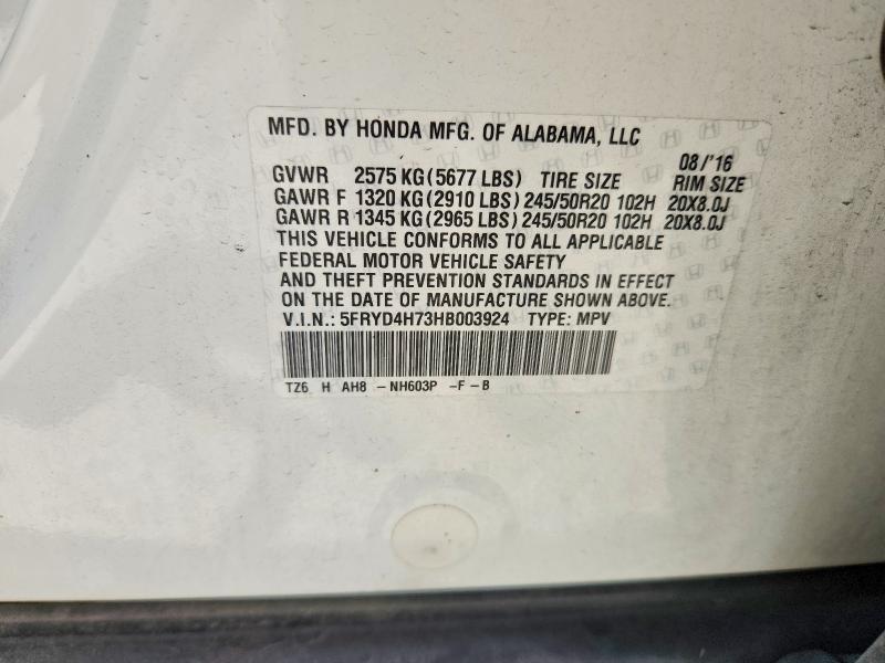 Aukcja sprzedaży 2017 Acura Mdx, vin: 5FRYD4H73HB003924, numer aukcji: 53110106