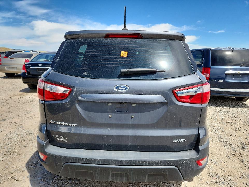 2020 Ford Ecosport მანქანა იყიდება აუქციონზე, vin: MAJ6S3FL5LC390755, აუქციონის ნომერი: 53844776