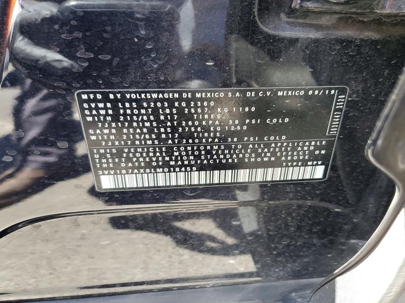 Продажа на аукционе авто 2020 Volkswagen Tiguan, vin: 3VV1B7AX8LM018459, номер лота: 53801776