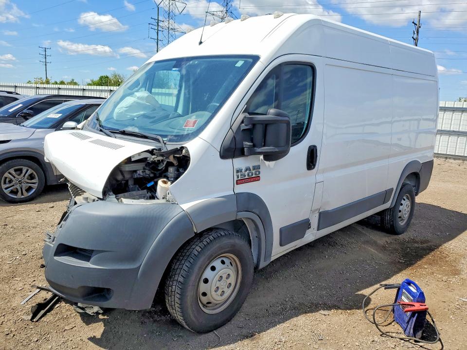 52858116 :رقم المزاد ، 3C6TRVBG5JE107099 vin ، 2018 Ram Promaster 1500 مزاد بيع