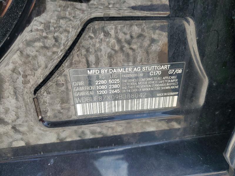 Aukcja sprzedaży 2009 Mercedes-benz E, vin: WDBUF87X09B388042, numer aukcji: 52757256