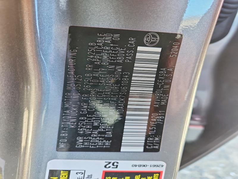 52740236 :رقم المزاد ، 4T1DAACK7SU610843 vin ، 2025 Toyota Camry مزاد بيع