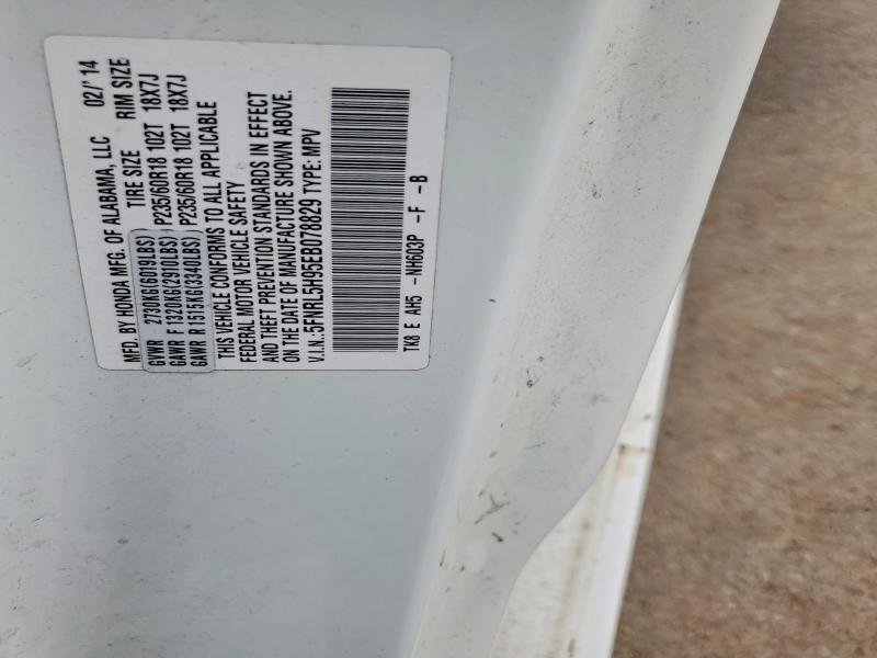 2014 Honda Odyssey მანქანა იყიდება აუქციონზე, vin: 5FNRL5H95EB078829, აუქციონის ნომერი: 55330806