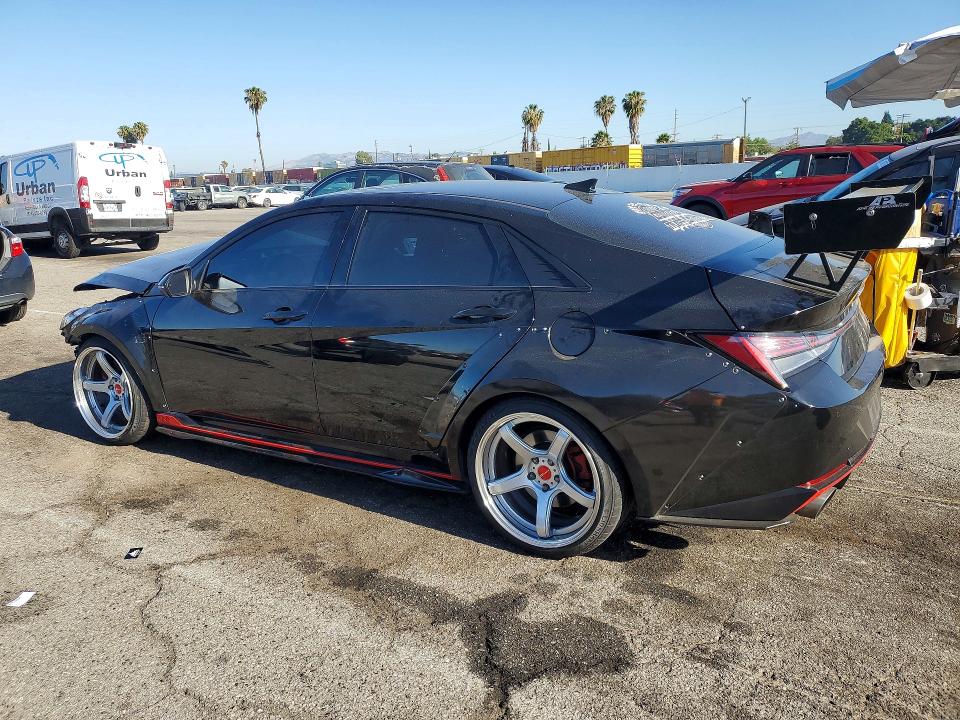 52581146 :رقم المزاد ، KMHLW4AK9NU007365 vin ، 2022 Hyundai Elantra N مزاد بيع