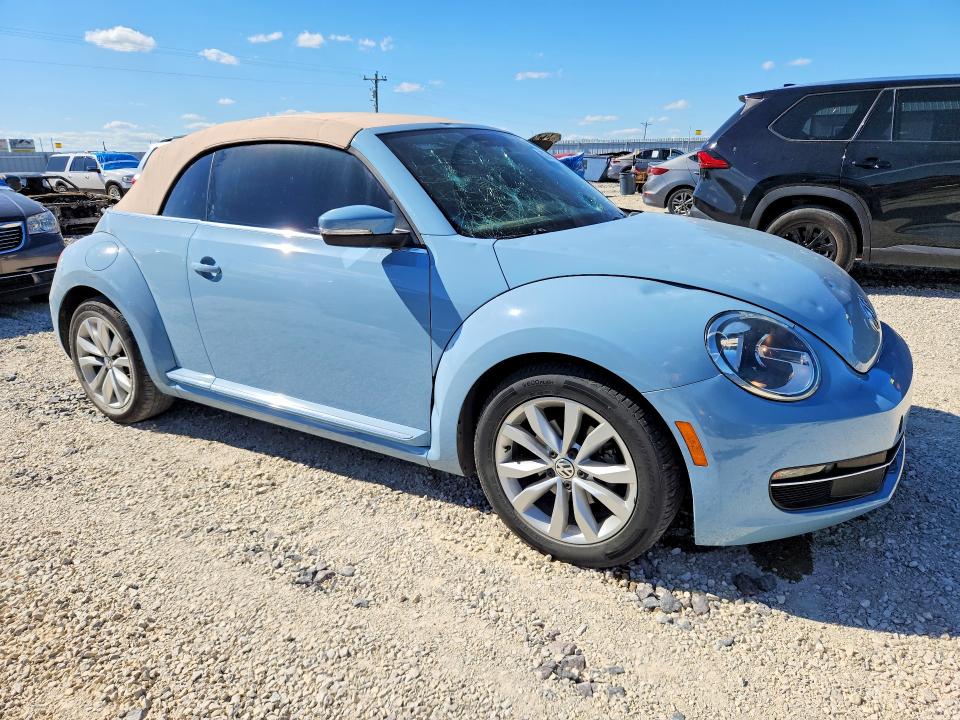 52758516 :رقم المزاد ، 3VW5L7AT5DM817317 vin ، 2013 Volkswagen Beetle مزاد بيع