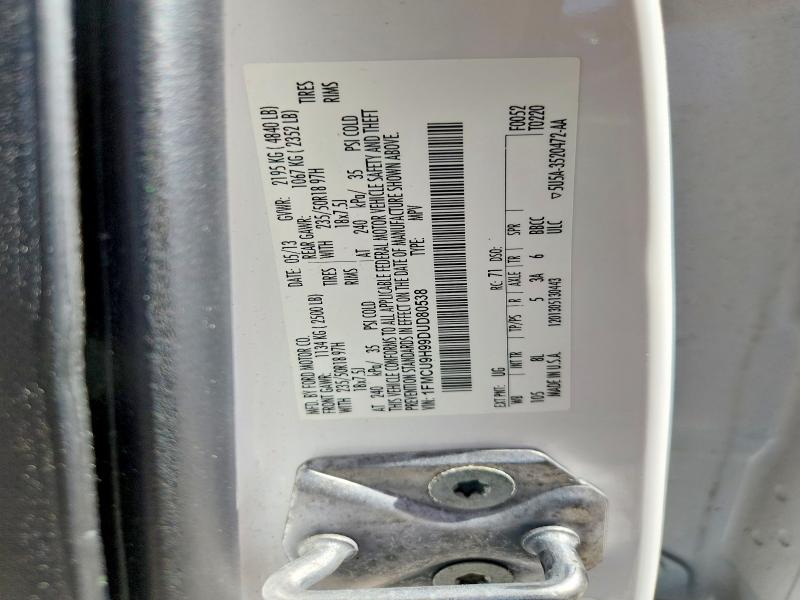 Aukcja sprzedaży 2013 Ford Escape, vin: 1FMCU9H99DUD80538, numer aukcji: 52916516