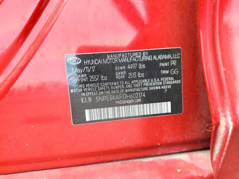 2018 Hyundai Sonata მანქანა იყიდება აუქციონზე, vin: 5NPE34AF1JH602174, აუქციონის ნომერი: 53740536