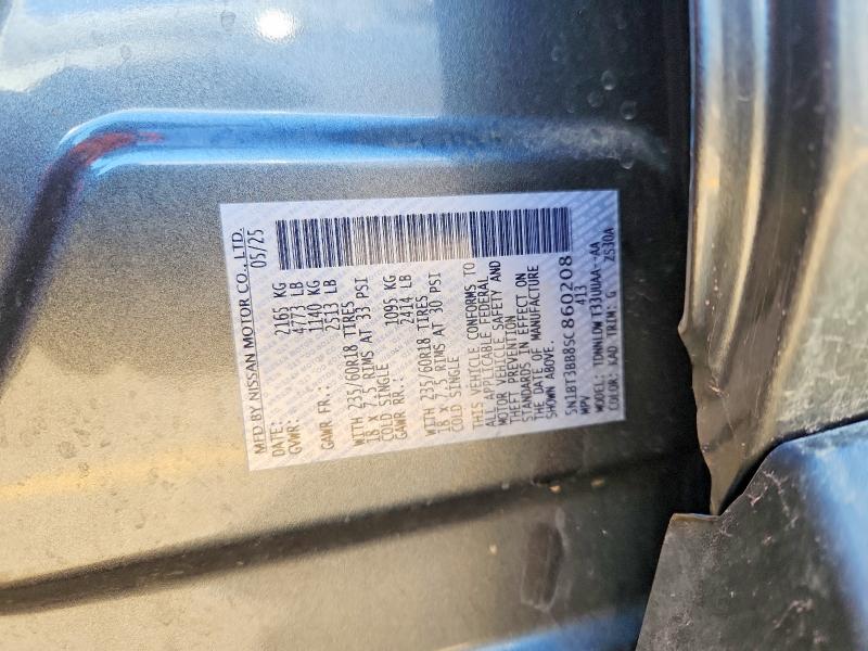 Aukcja sprzedaży 2025 Nissan Rogue, vin: 5N1BT3BB8SC860208, numer aukcji: 52818576