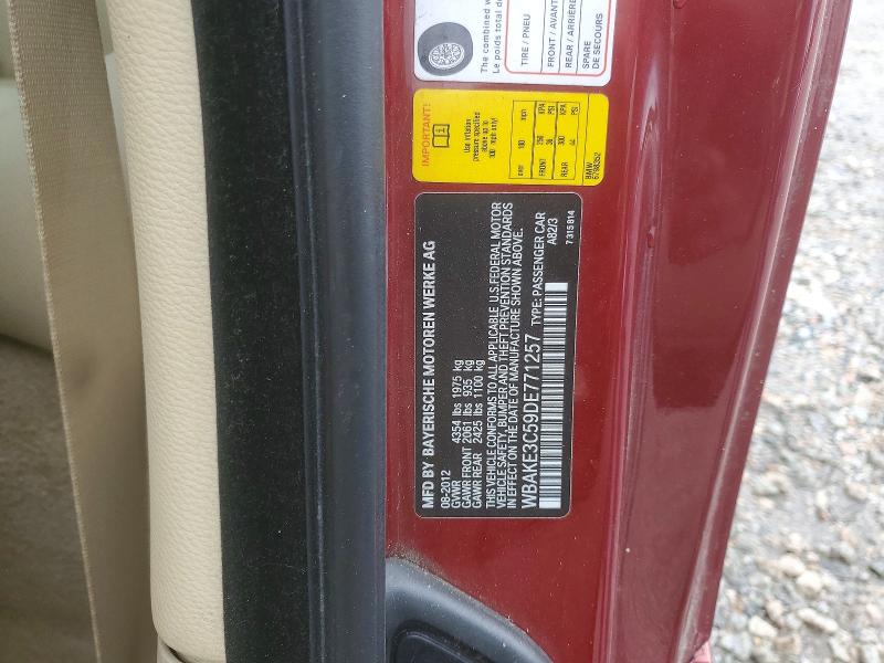 Продаж на аукціоні авто 2013 Bmw 328, vin: WBAKE3C59DE771257, номер лоту: 52663096
