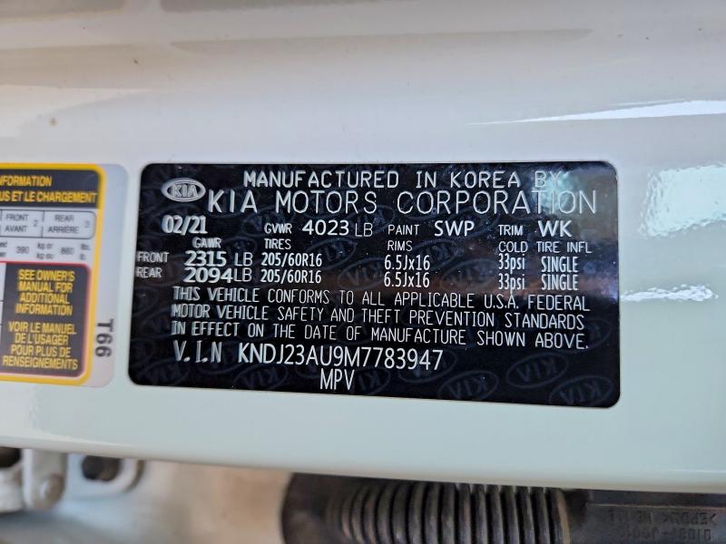 Продажа на аукционе авто 2021 Kia Soul, vin: KNDJ23AU9M7783947, номер лота: 55359446