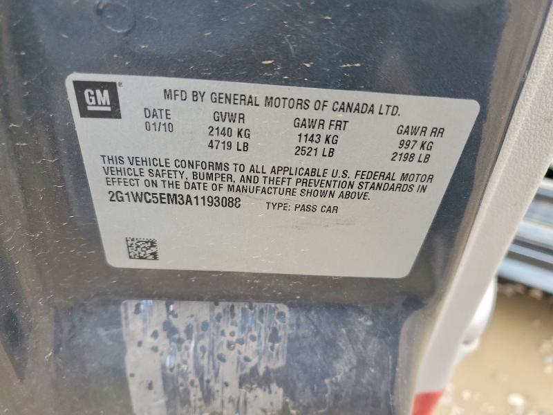 Aukcja sprzedaży 2010 Chevrolet Impala, vin: 2G1WC5EM3A1193088, numer aukcji: 54605976