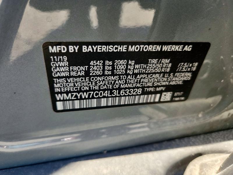 2020 Mini Cooper მანქანა იყიდება აუქციონზე, vin: WMZYW7C04L3L63328, აუქციონის ნომერი: 53050336