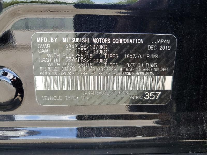Aukcja sprzedaży 2020 Mitsubishi Outlander Sport, vin: JA4AR3AU8LU019206, numer aukcji: 54322676