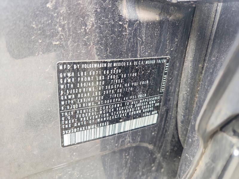 Продаж на аукціоні авто 2021 Volkswagen Tiguan, vin: 3VV2B7AX1MM015635, номер лоту: 53270096