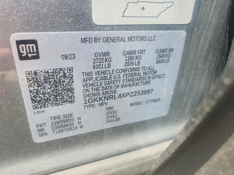 2023 Gmc Acadia მანქანა იყიდება აუქციონზე, vin: 1GKKNRL4XPZ253897, აუქციონის ნომერი: 53746856