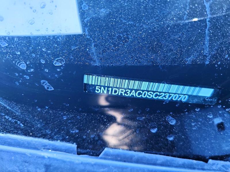 2025 Nissan Pathfinder მანქანა იყიდება აუქციონზე, vin: 5N1DR3AC0SC237070, აუქციონის ნომერი: 53527916