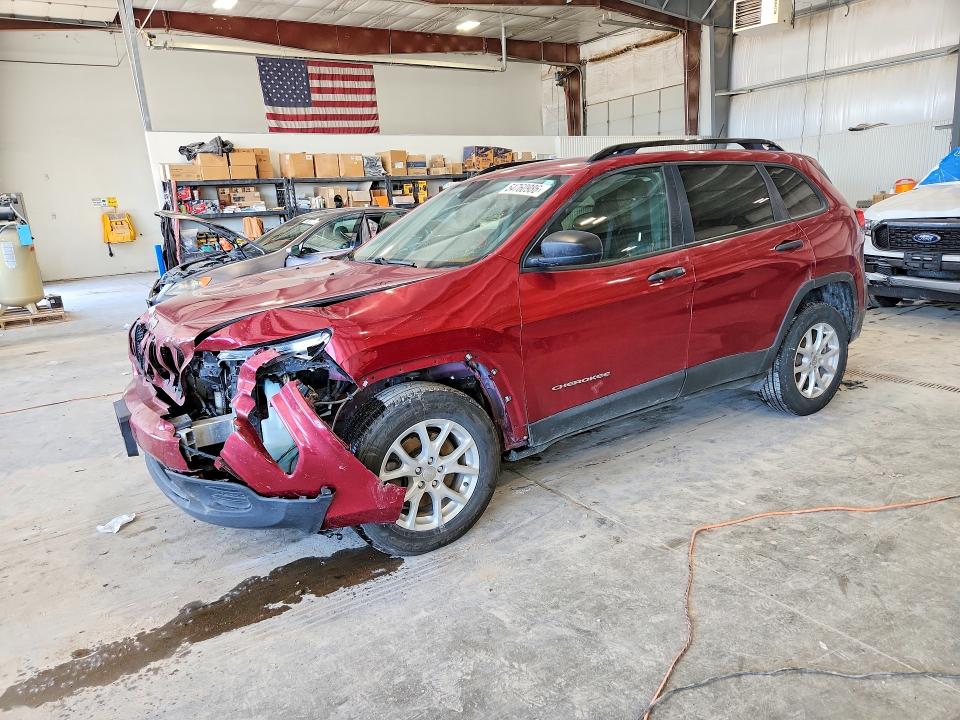 2017 Jeep Cherokee მანქანა იყიდება აუქციონზე, vin: 1C4PJMAB1HW563389, აუქციონის ნომერი: 54760986