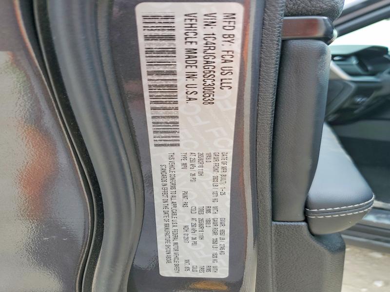 Продажа на аукционе авто 2025 Jeep Grand Cherokee, vin: 1C4RJGAG6SC300538, номер лота: 55167936