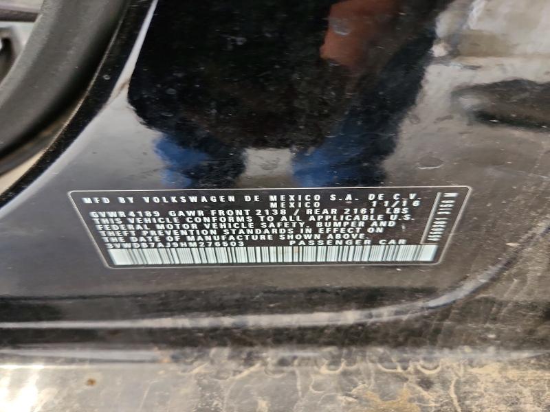Aukcja sprzedaży 2017 Volkswagen Jetta, vin: 3VWDB7AJ9HM276503, numer aukcji: 54066136